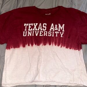 Texas A&M Cropped Boxy Tee Women’s Size XS